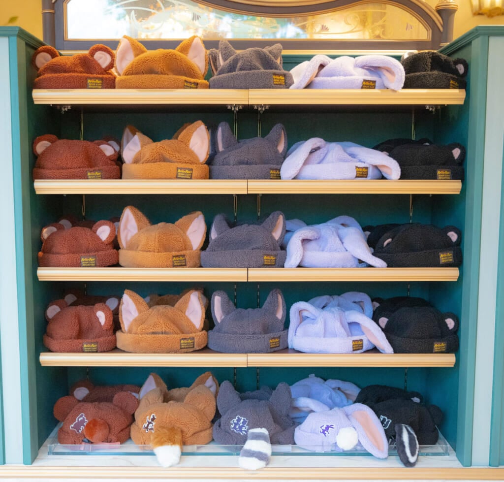 「ピーターパンのネバーランド」で販売されるキャップ一覧