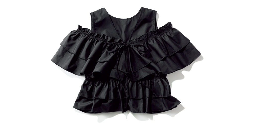 トレンドアイテム-変形ブラウス