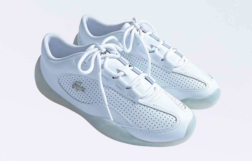 ラコステのディテールで魅せる白スニーカー「NET LOW 126 1 SFA」