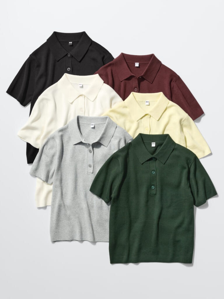 ユニクロ感謝祭、ポロセーター/ウォッシャブル¥1990