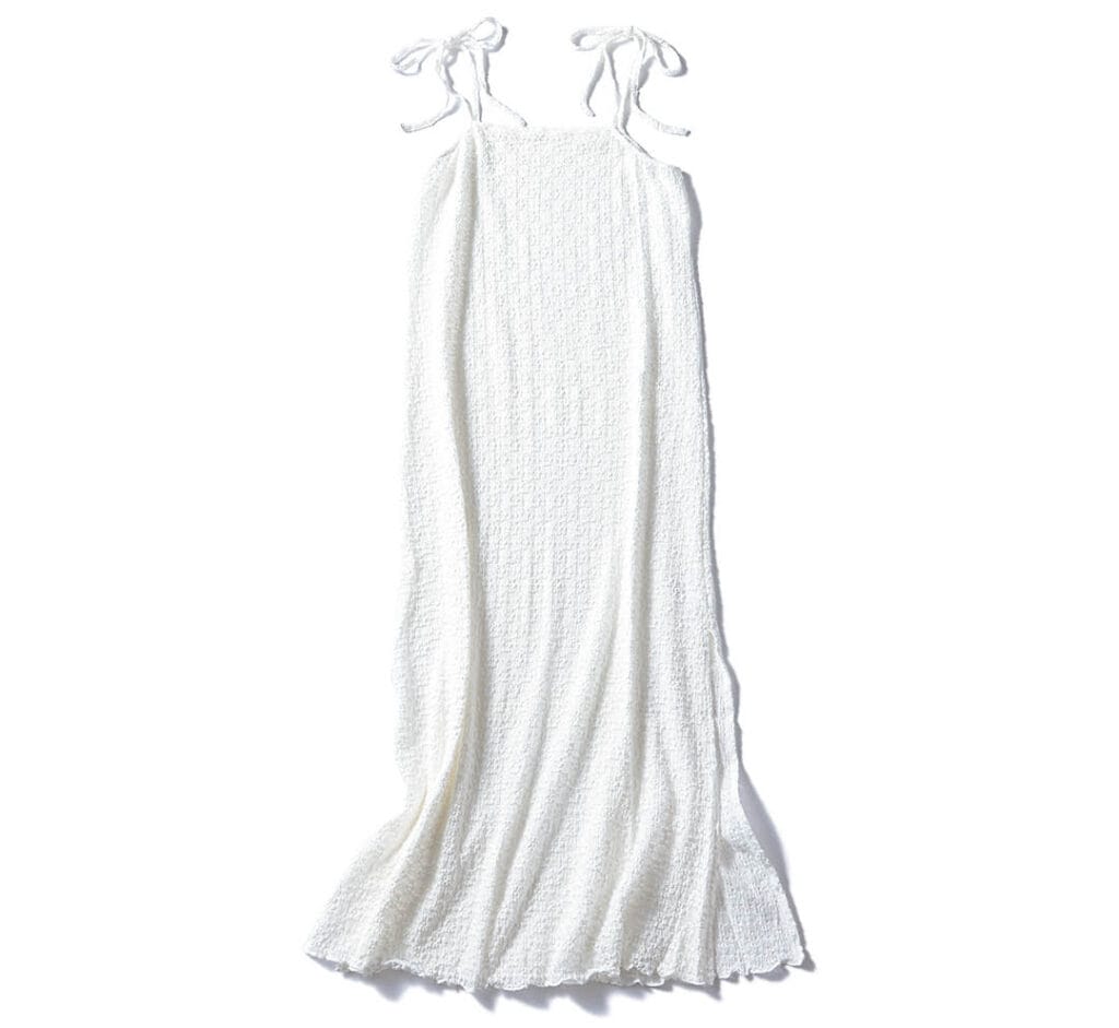 【callautia】白のキャミワンピース