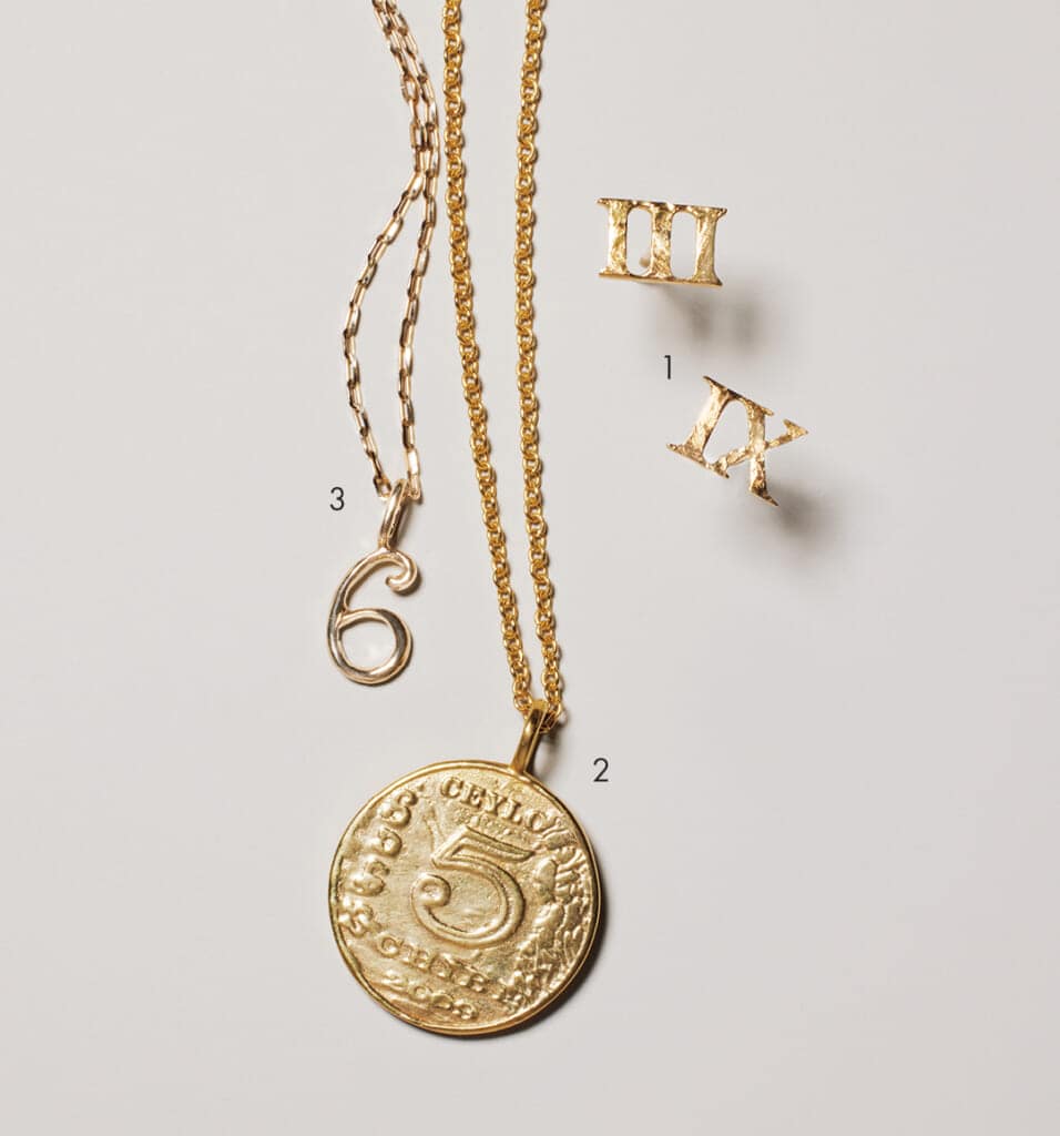 20代女性のプレゼントにもおすすめのジュエリー 数字モチーフのネックレス