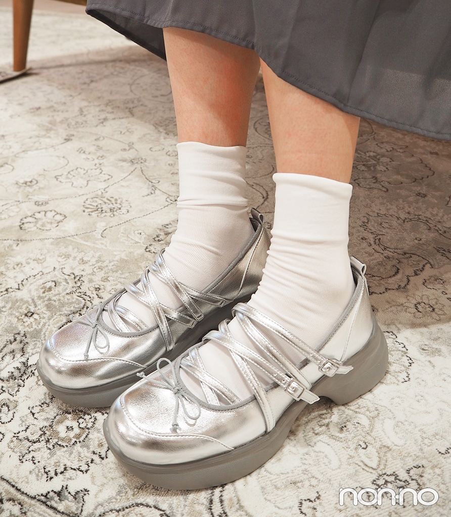 「メリージェーンシューズ by rokh」のシルバー