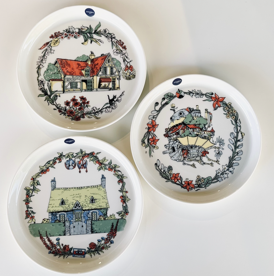 ジブリパーク「魔女の谷」のショップ「13人の魔女団」限定・アラビア(ARABIA)とのコラボ共同開発オリジナルプレート(お皿)