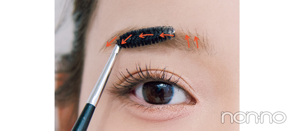 村上なずなのうぶな毛流れ眉orふわふわスフレ眉にころもがえプロセスカット1-14