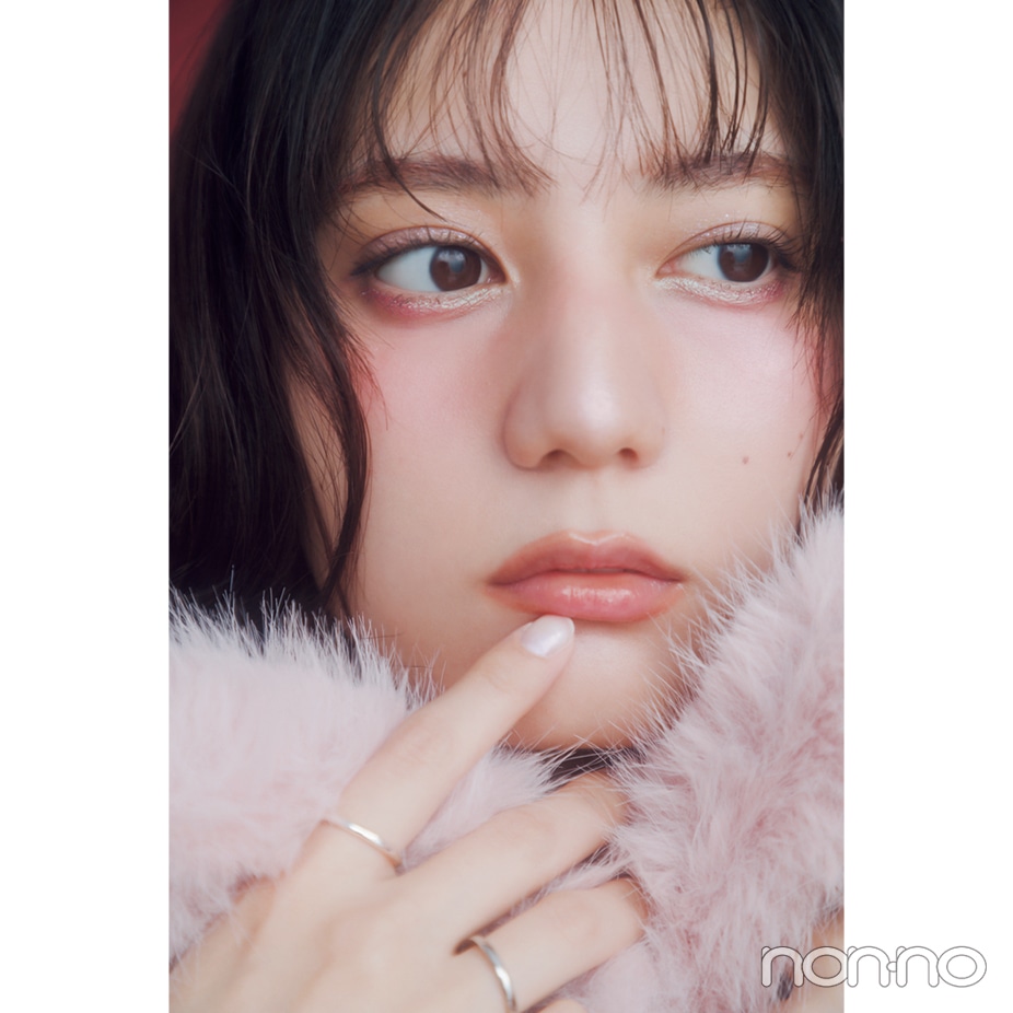 小坂菜緒の冬のゆきんこメイクモデルカット2−2