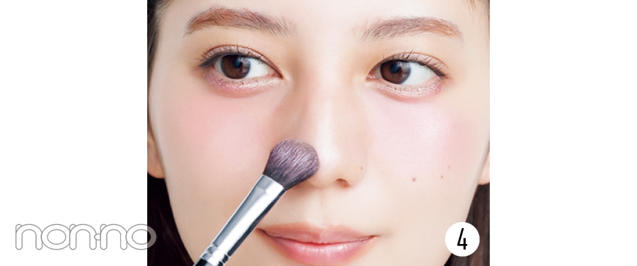 小坂菜緒の冬のゆきんこメイクプロセスカット2−7