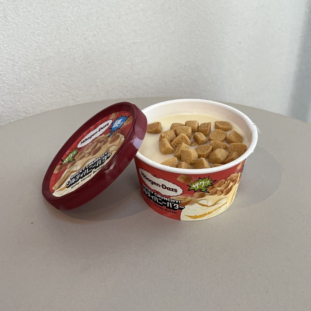 ハーゲンダッツ新作 ROCKY CRUNCHY! ソルティハニーバター