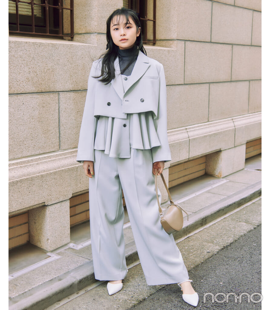 林芽亜里のセットアップモデルカット1-2