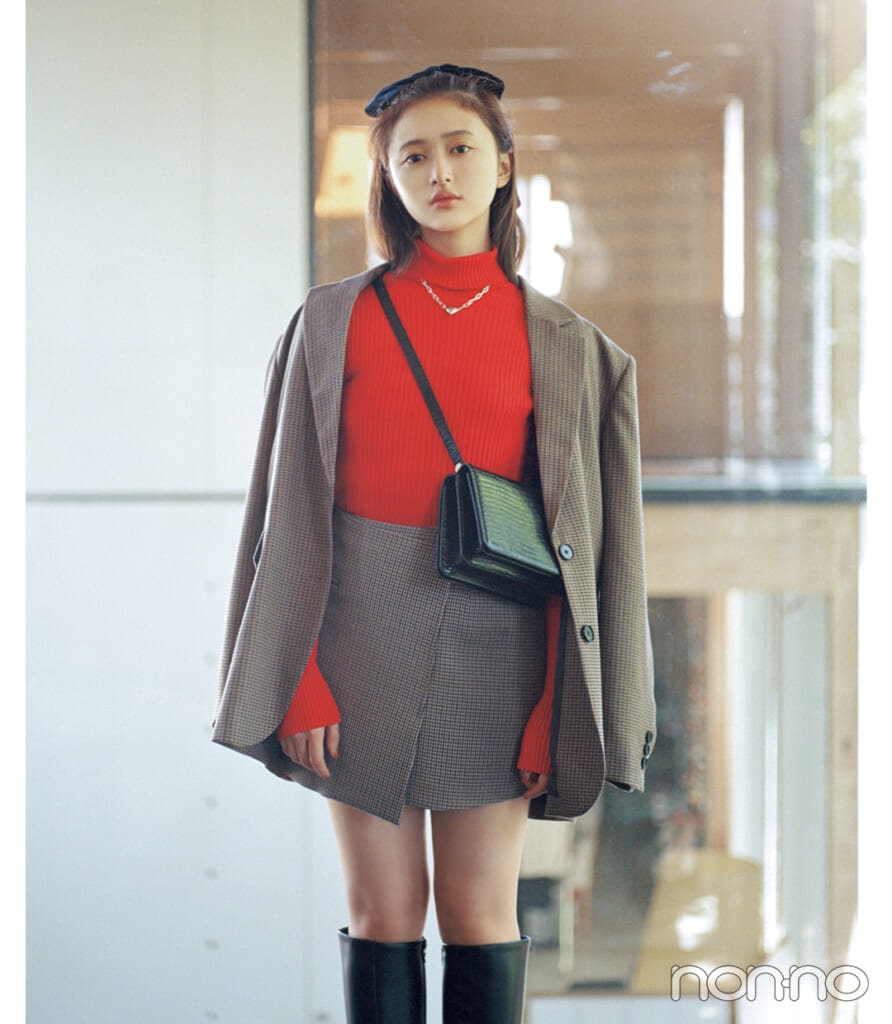 井上和の令嬢みコーデモデルカット1-1