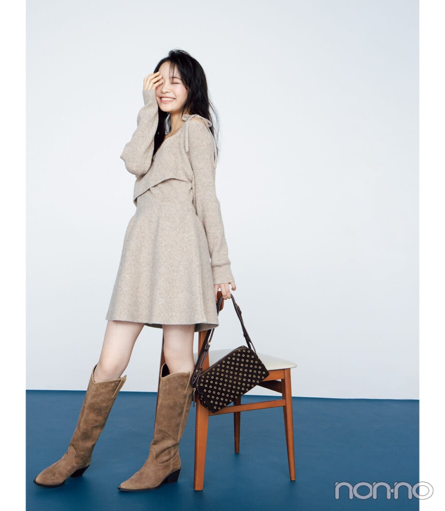 林芽亜里のミニワンピモデルカット2-3