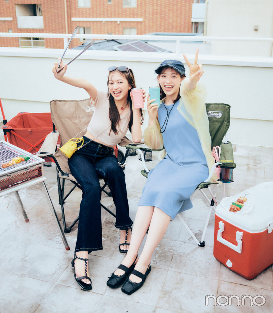 ヘルシーに肌見せしたい派_佐藤和奏の夏休み着回し10DAYS-DAY1