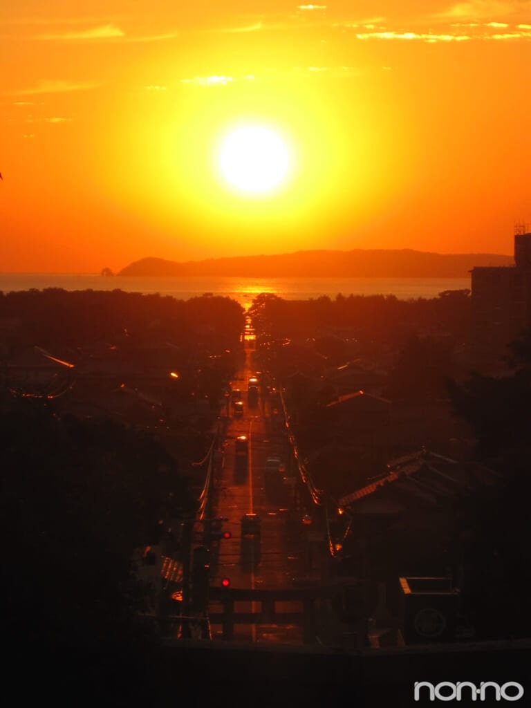 宮地嶽神社・光の道