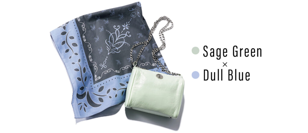 横田真悠の好きな色で大人っぽく進化♡春休み着回し15daysアイテムカット6-2
・Sage Green
・Dull Blue
