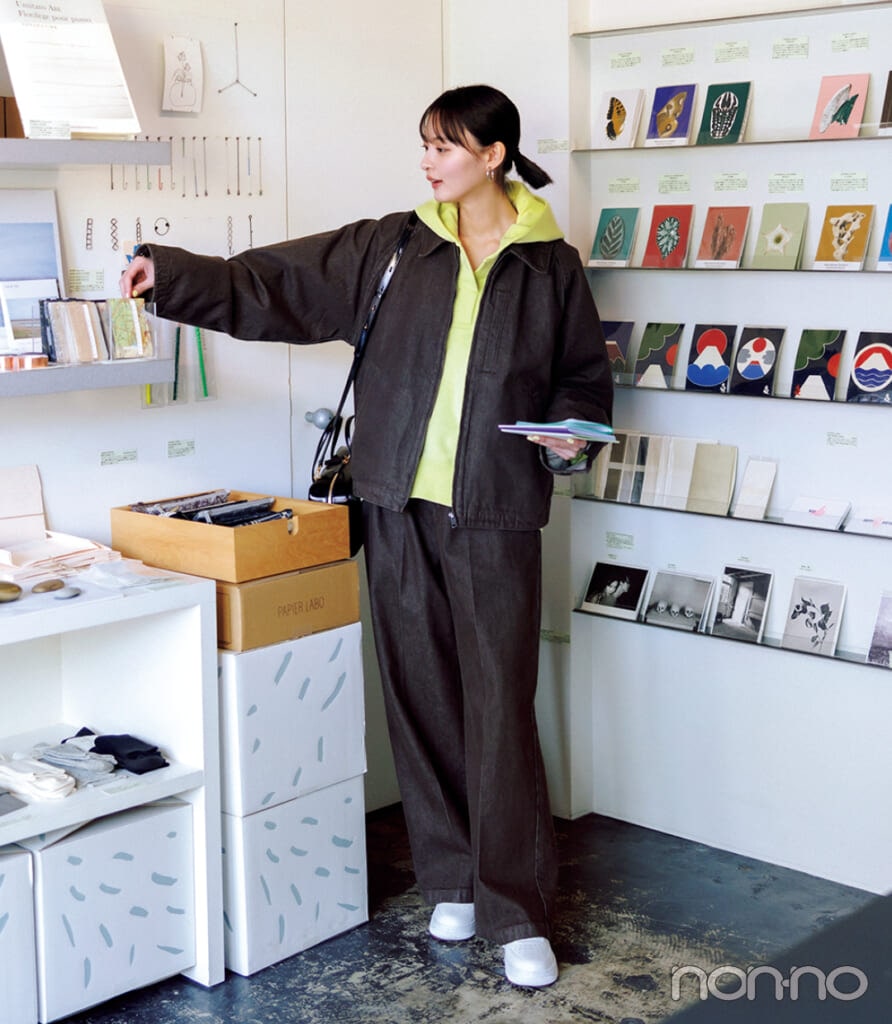 遠藤さくらの新学期ワードローブモデルカット4-2