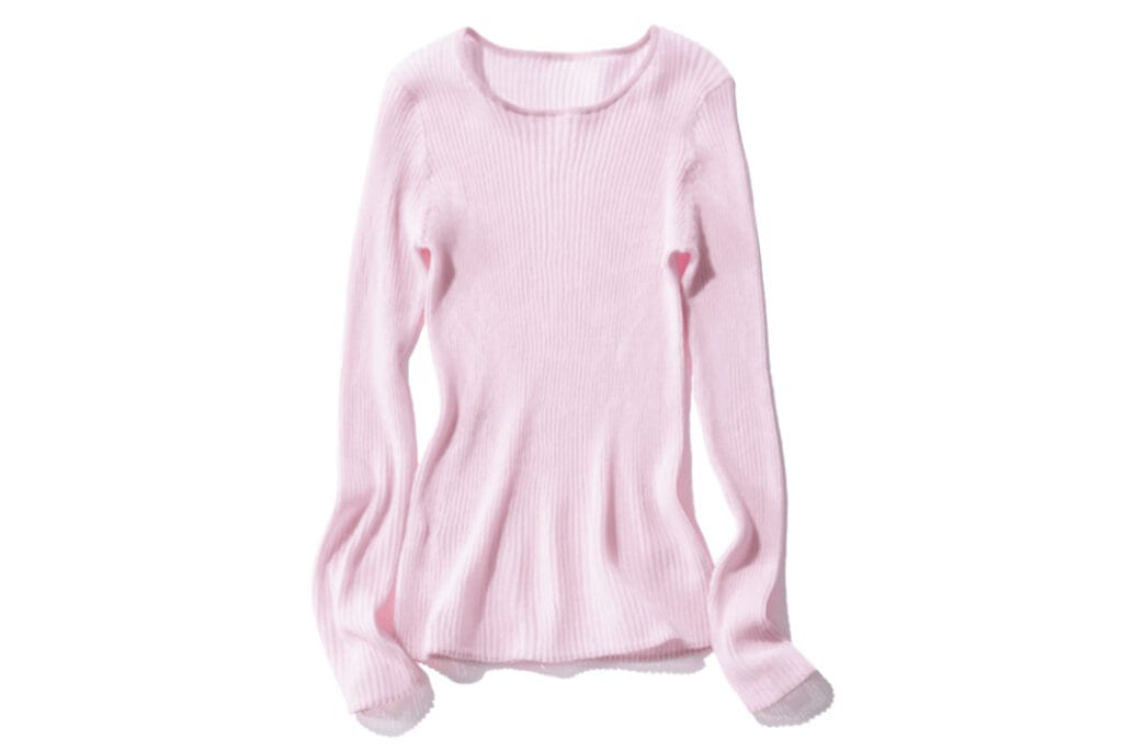 シアーリブニット