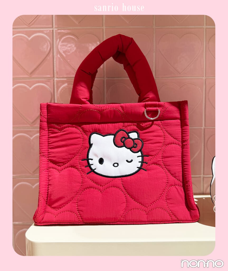 ハローキティ ２WAYハートキルティングバッグ