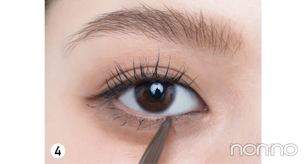 加藤栞の涙袋メイクプロセスカット3−23