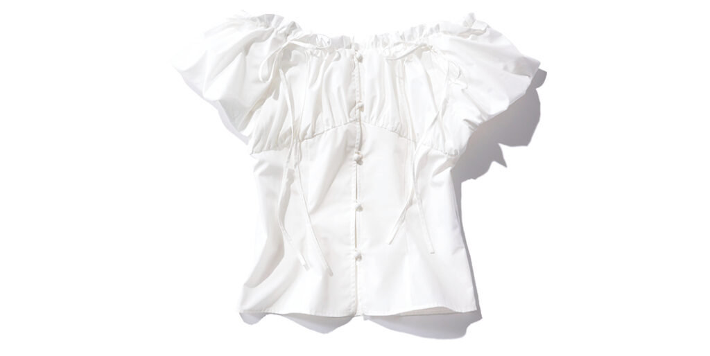 オフショルブラウス