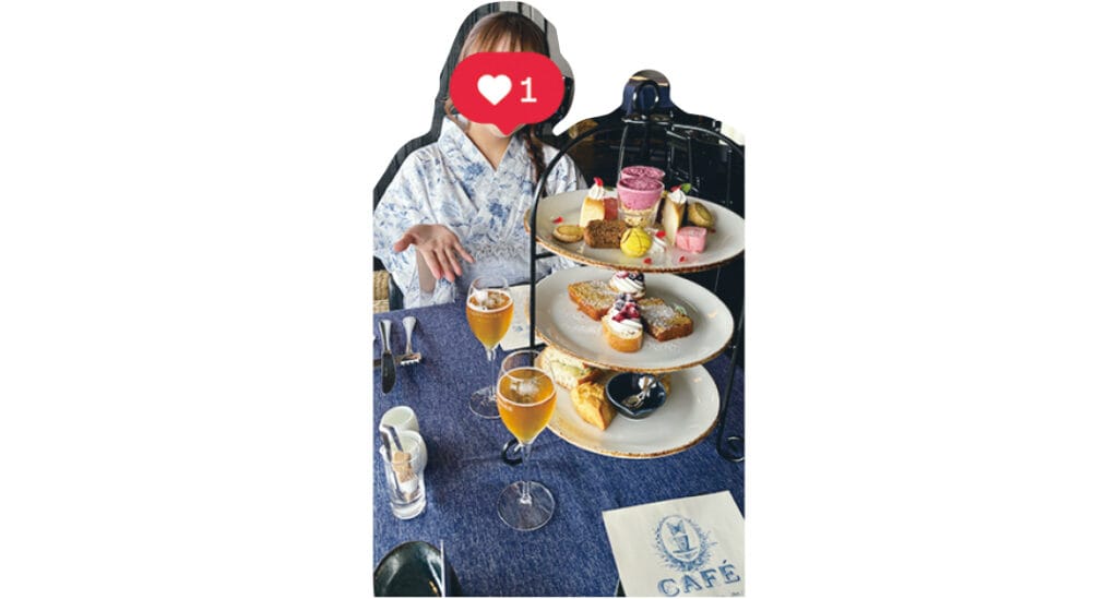 和装で楽しむ特別なアフヌンTime♪（まなみさん・大学2年）