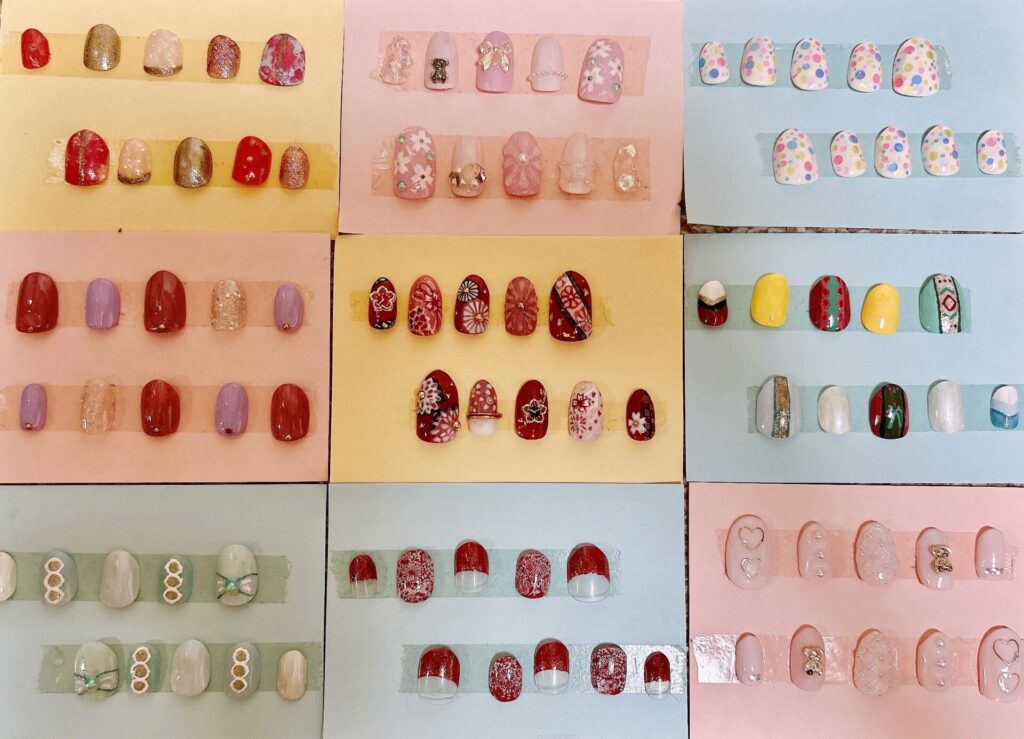歴代のネイル