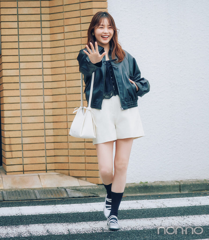 久間田琳加の好きな色で大人っぽく進化♡春休み着回し15daysモデルカット3-2