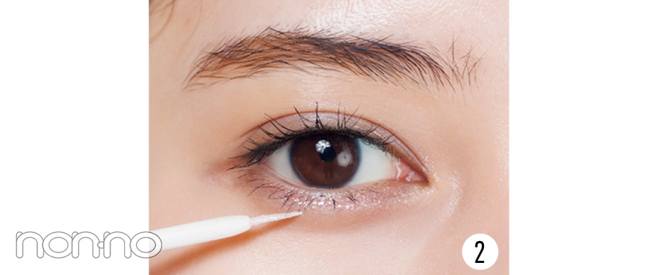 小坂菜緒の冬のゆきんこメイクプロセスカット3−4