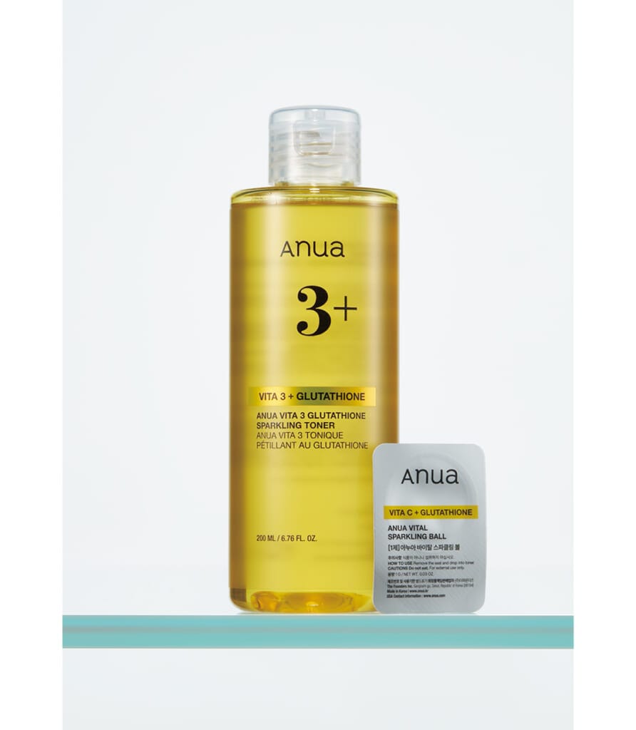 Anua ビタミン3 グルタチオンスパークリングトナー