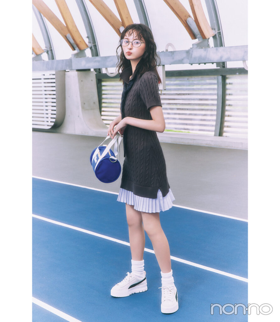 遠藤さくらカレッジ×スポーツMIXコーデ2-3