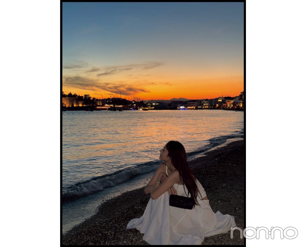 加藤栞1st写真集『shi〜。』オフショット1