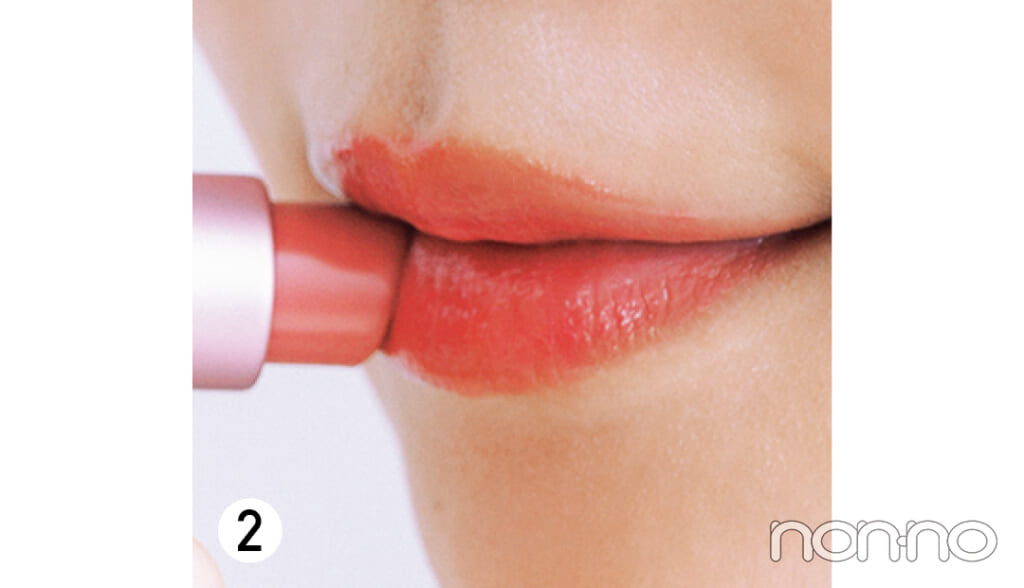 林芽亜里のチークとリップの正解バランスプロセスカット2-10