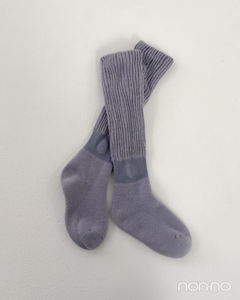 紺野彩夏のあったかアイテムのニットソックス
