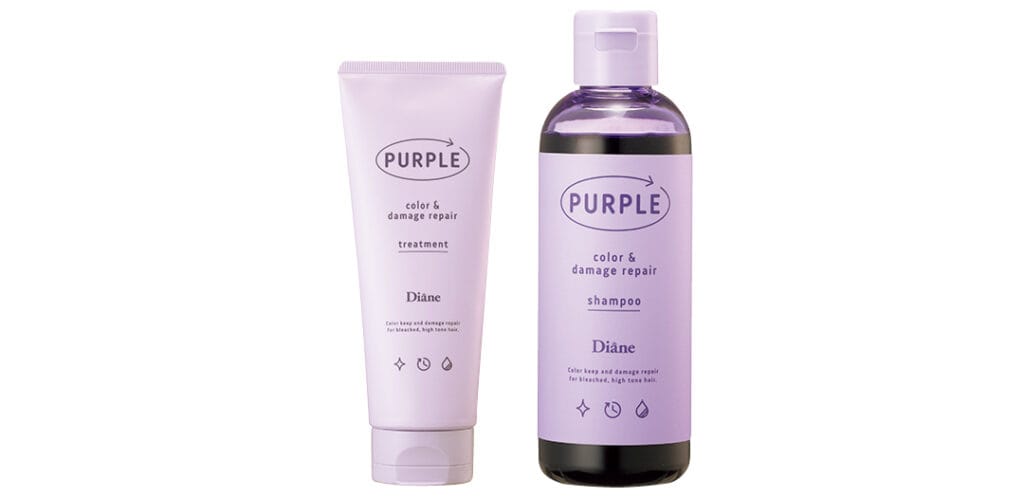 ダイアン カラーシャンプー パープル、同 トリートメント パープル