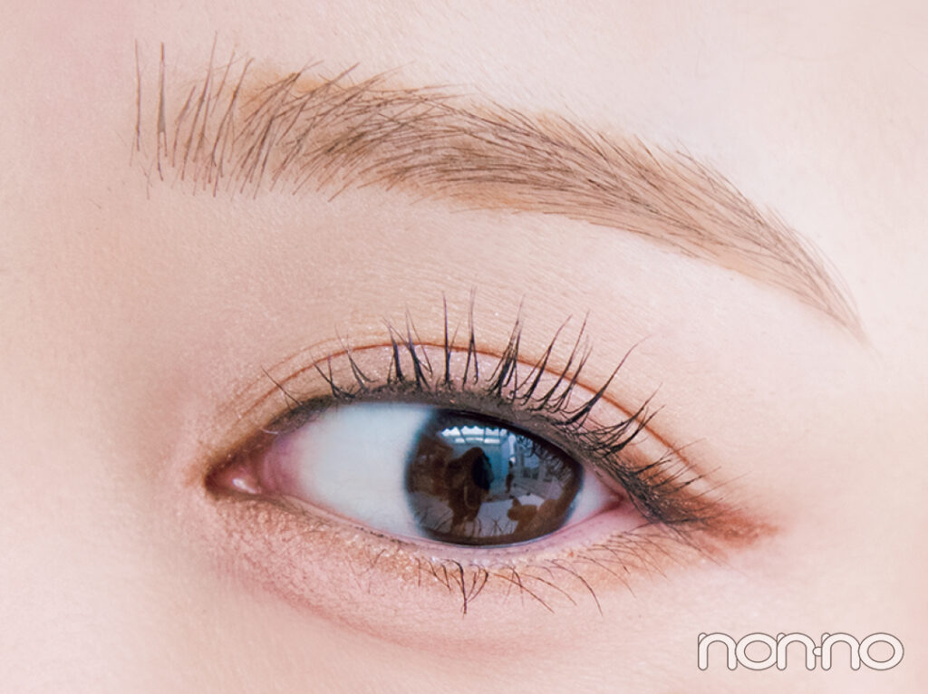 うぶな毛流れ眉のポイント