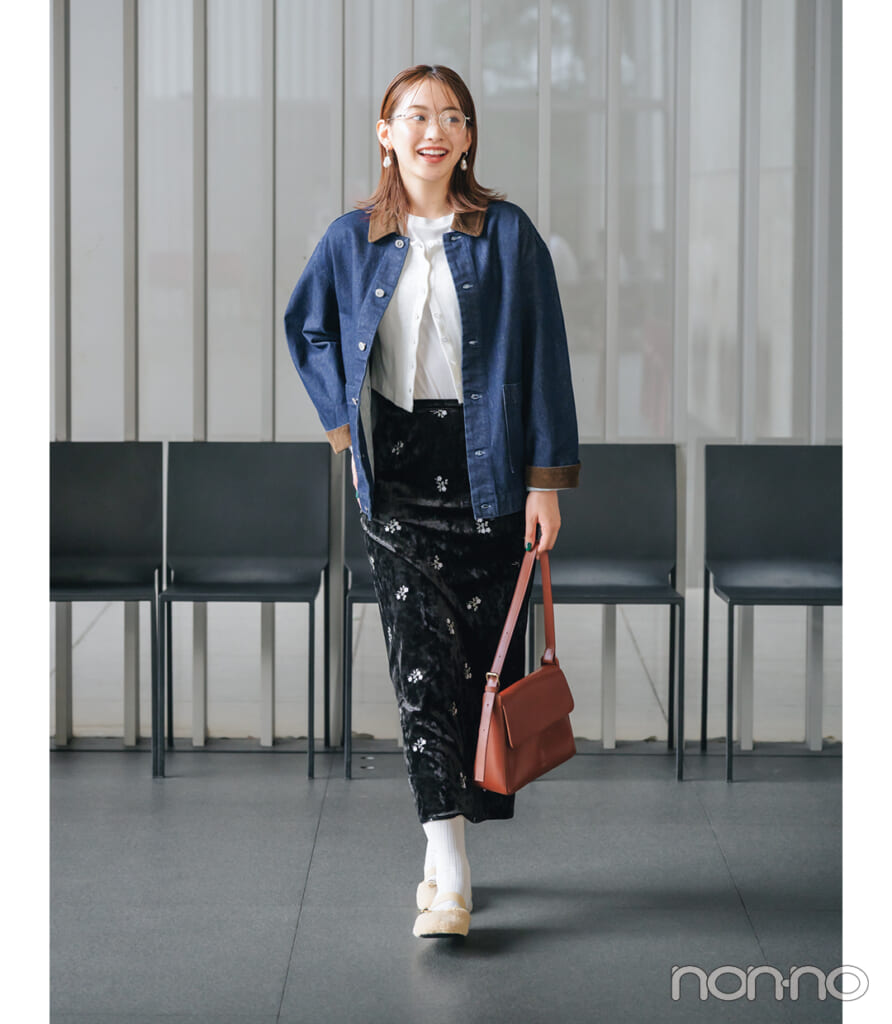 村上なずなの特別展「運慶 祈りの空間―興福寺北円堂」に行く時の美術館コーデ2