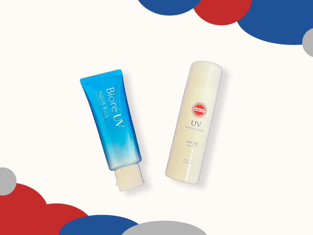 万博　持ち物　日焼け止めの画像　スプレー　