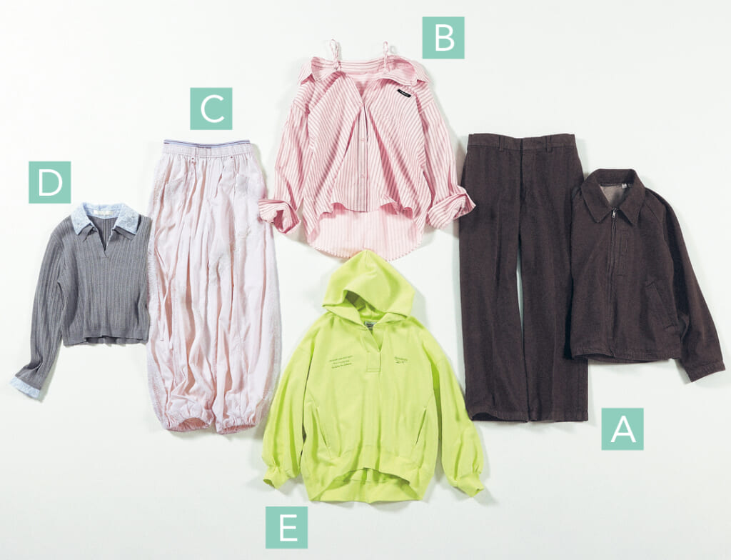 こなれカジュアル派の新学期ワードローブアイテム