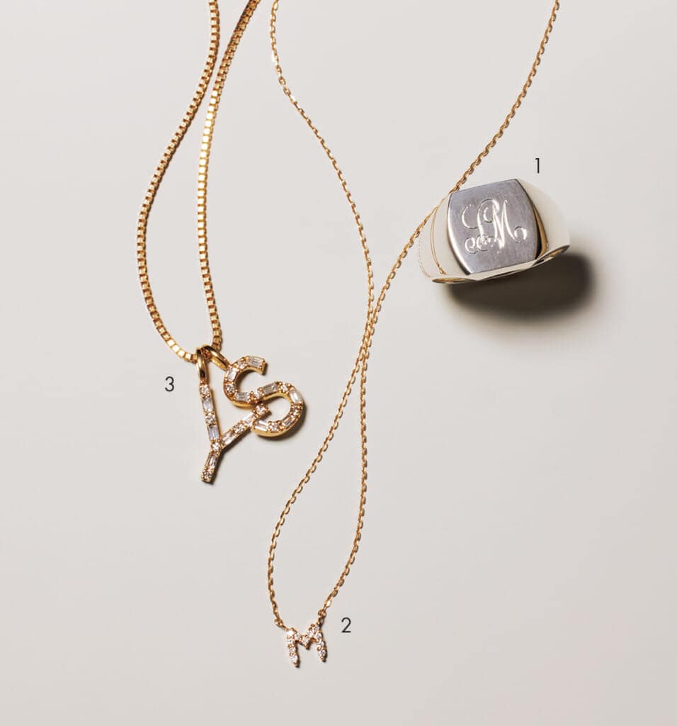 ファーストジュエリーにおすすめのイニシャルジュエリー