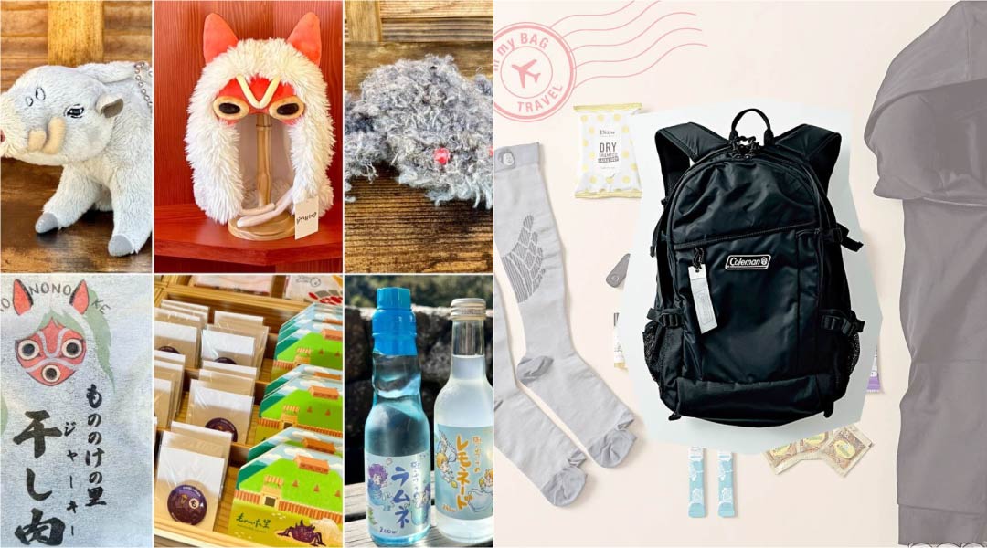 ジブリパーク「もののけの里」グッズ、旅上手な人の機内持ち込みバッグ