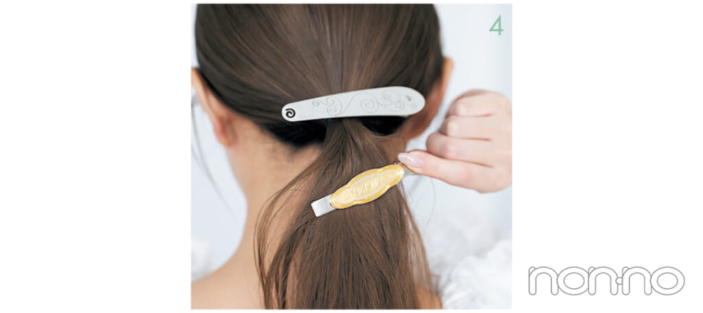 香音の衿の形×ヘアアレ相性マッチングプロセスカット4-5