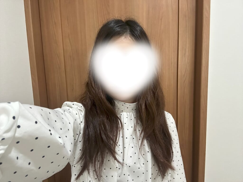 寝起きの髪