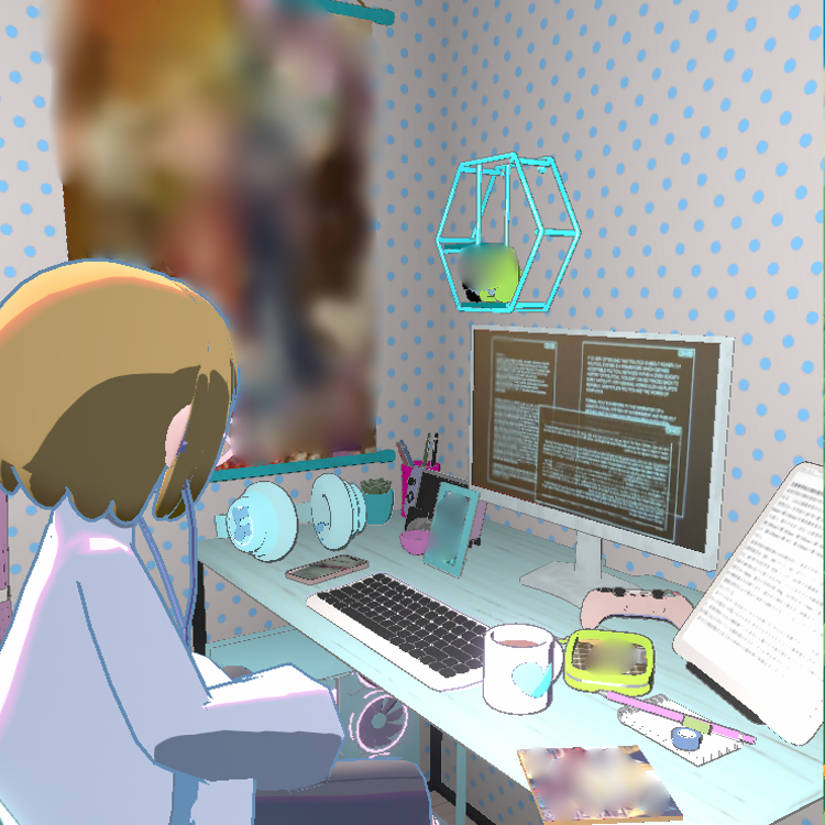 カスタマイズした部屋のスクリーンショット