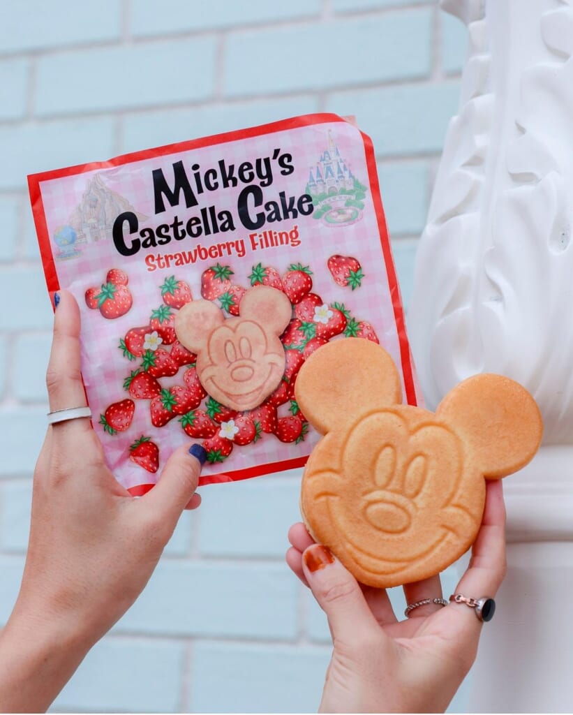 「ミッキーカステラケーキ(ストロベリー)」