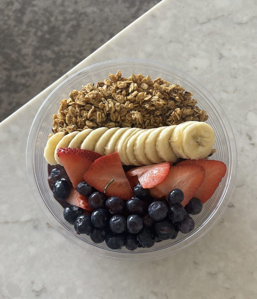 ホノルルコーヒーのアサイーボウル