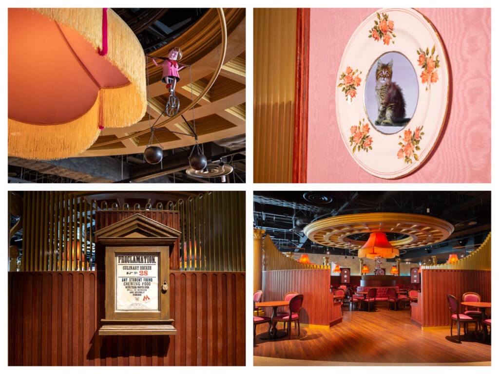 「バックロットカフェ」の中央に設けられた、アフタヌーンティー専用空間