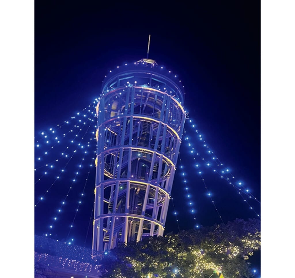 夏デートの王道・江の島も冬の夜道なら新鮮（かりんさん・大学4年）
