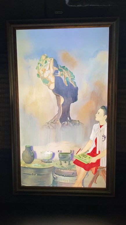 AIに絵画を学習させた映像