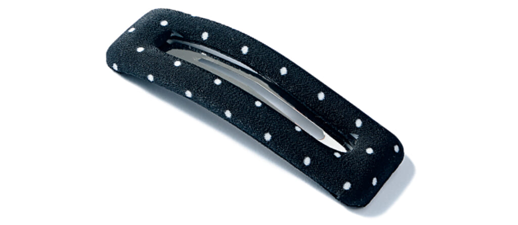 ドット柄ヘアピン