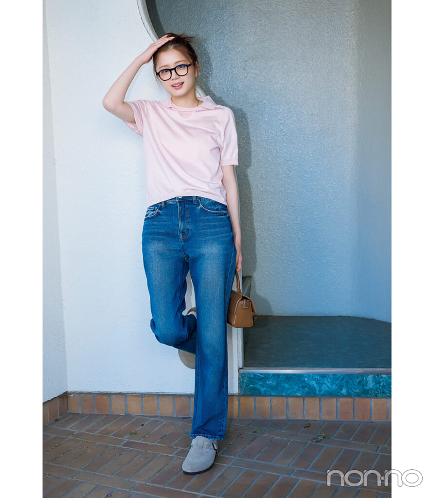 Healthy denim
Celery Longをはいた紺野彩夏のデニムコーデ