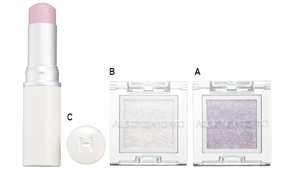 クリアフレームに合うメイクアイテム